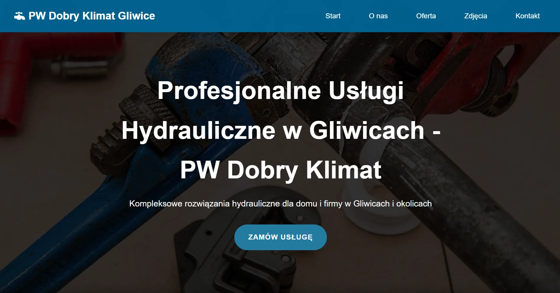 Strona firmy klimatyzacyjnej